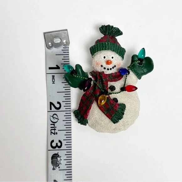 Christmas Snowman Pin - Picture 4 of 6
